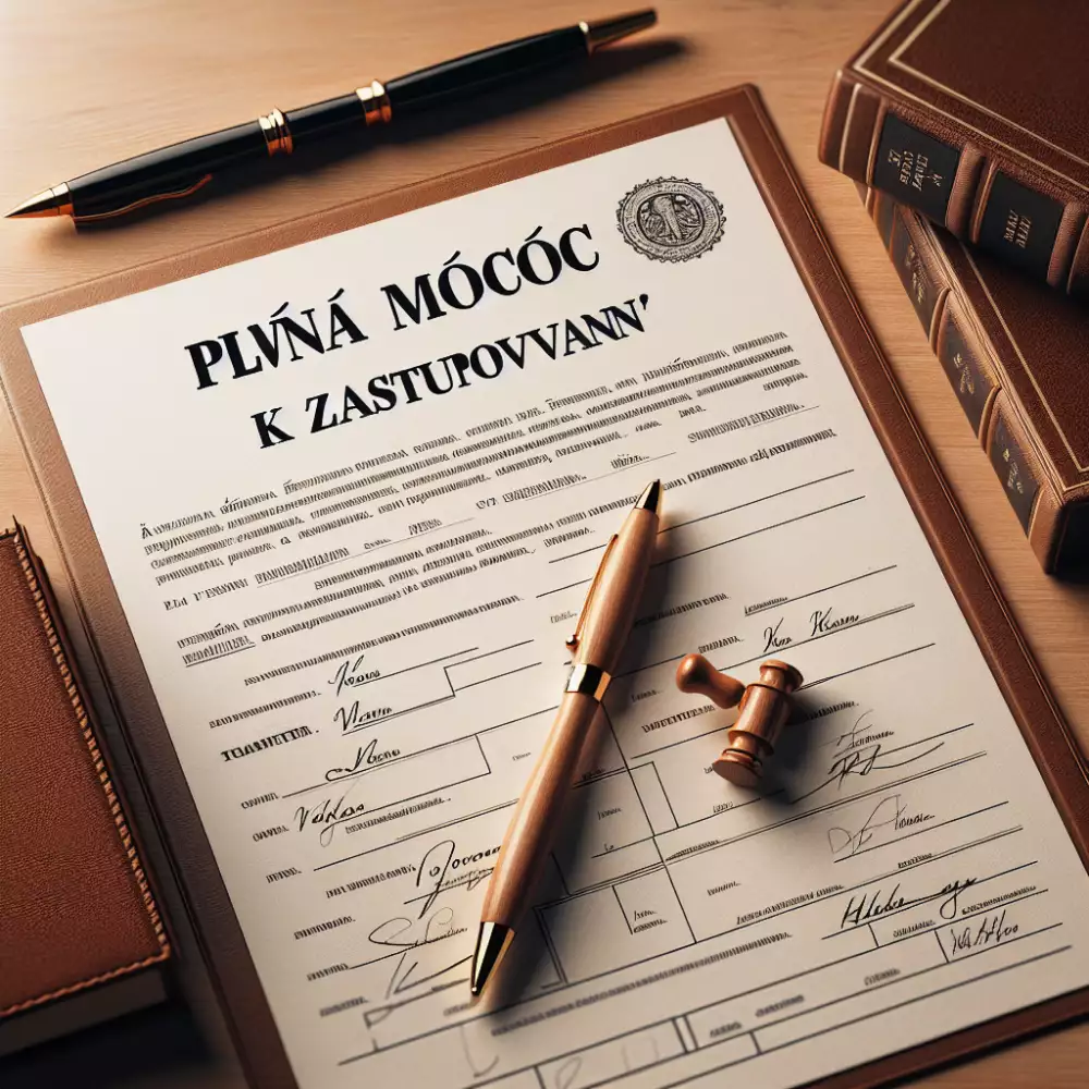 vzor plná moc k zastupování